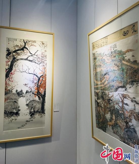 南京改革开放建设成就美术作品展在江宁万达广场开展